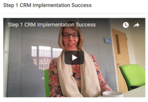CRM implementation Strategy Step 1 video 